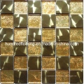 Gold Metall Mix Glas Mosaik Fliese (SM201)